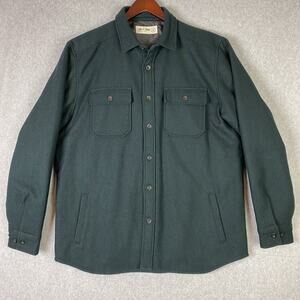 Line of Trade Mens XL The Peak Wool CPO Jacket Green